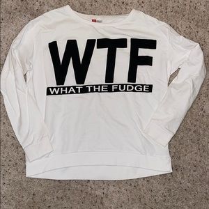 Donated H&M WTF Crew Neck